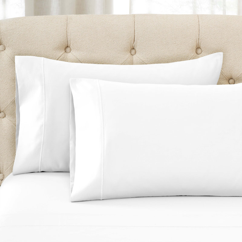 Superior Egyptian Cotton 1500 Thread Count Embroidered Marrow Stitch Hem Deep Pocket Sheet Set Reviews Wayfair